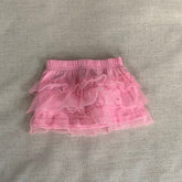 Pink Ruffle Skirt